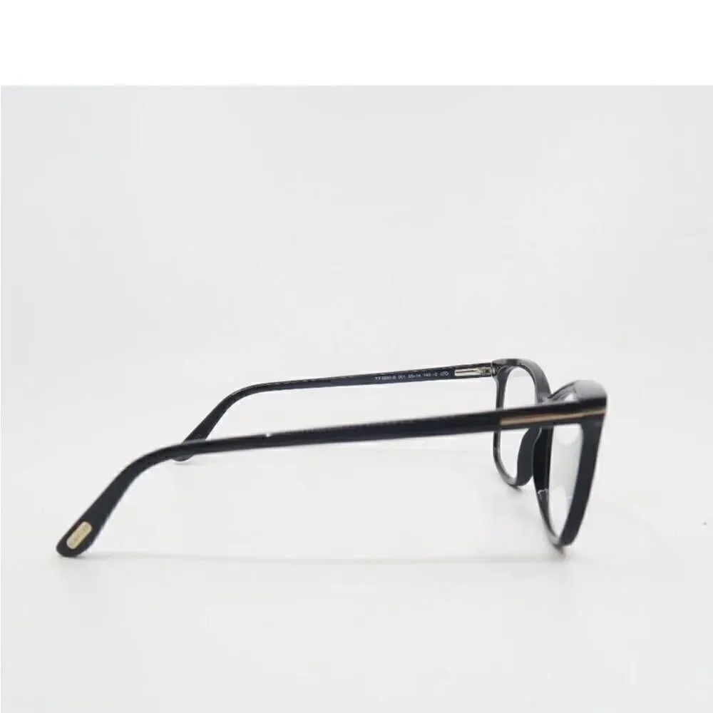 NWT Tom Ford TF 5690 001 55mm Black & Brown Tortoise Eyeglasses